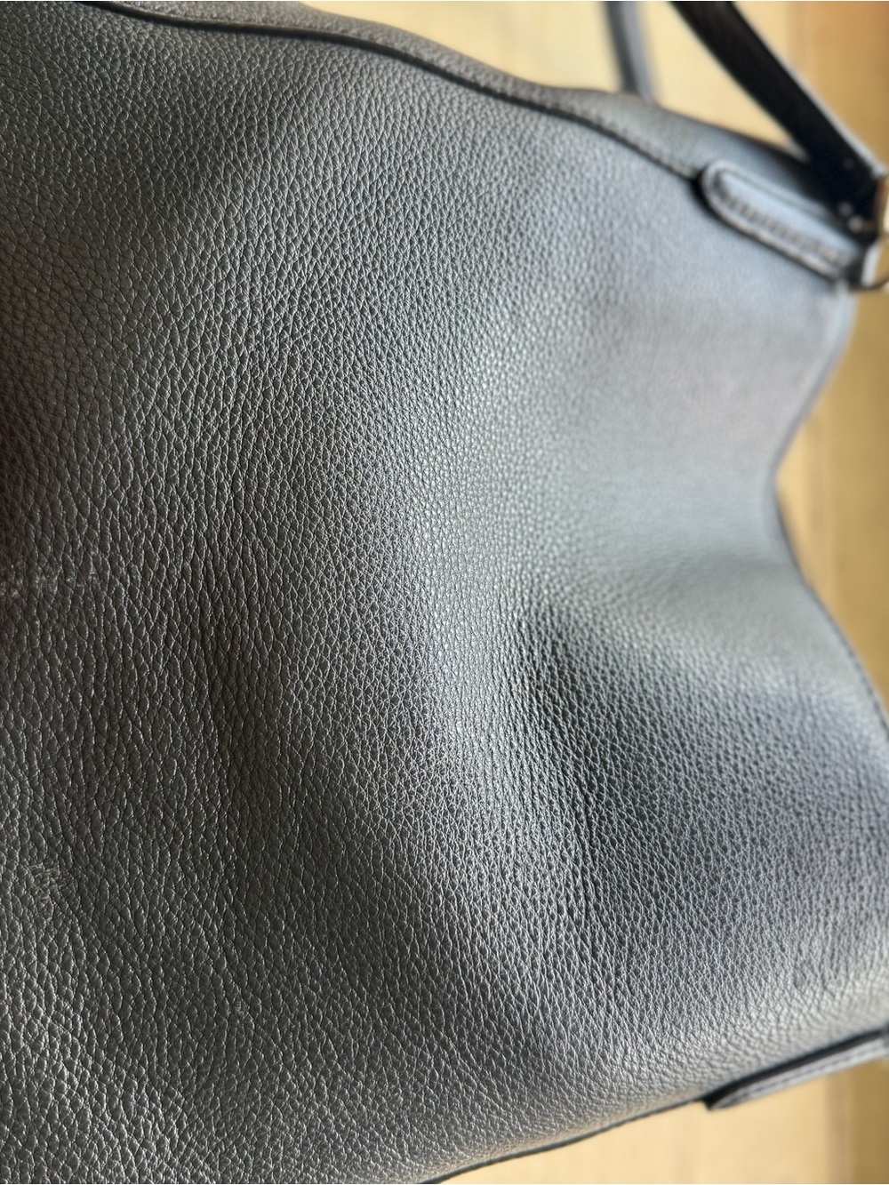 kate spade Black Pebbled Leather Tote - Picture 16 of 16